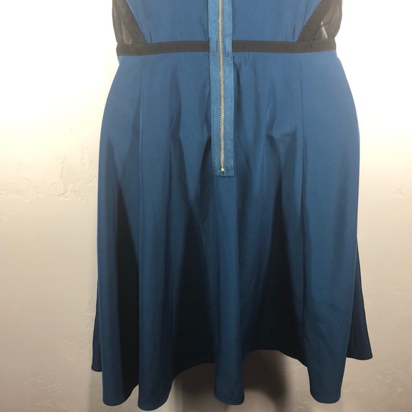 Express blue and black dress size xs - Picture 7 of 9